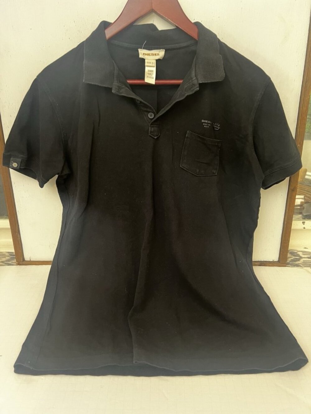 Diesel Polo Shirt Black Size L.   Ab